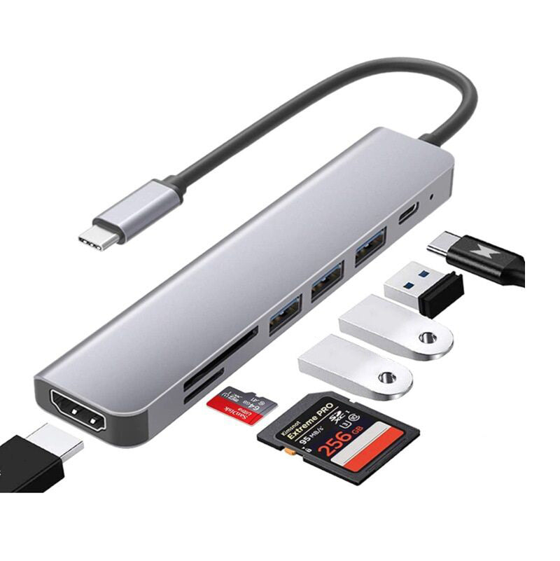 7-in-1 docking station type-c converter