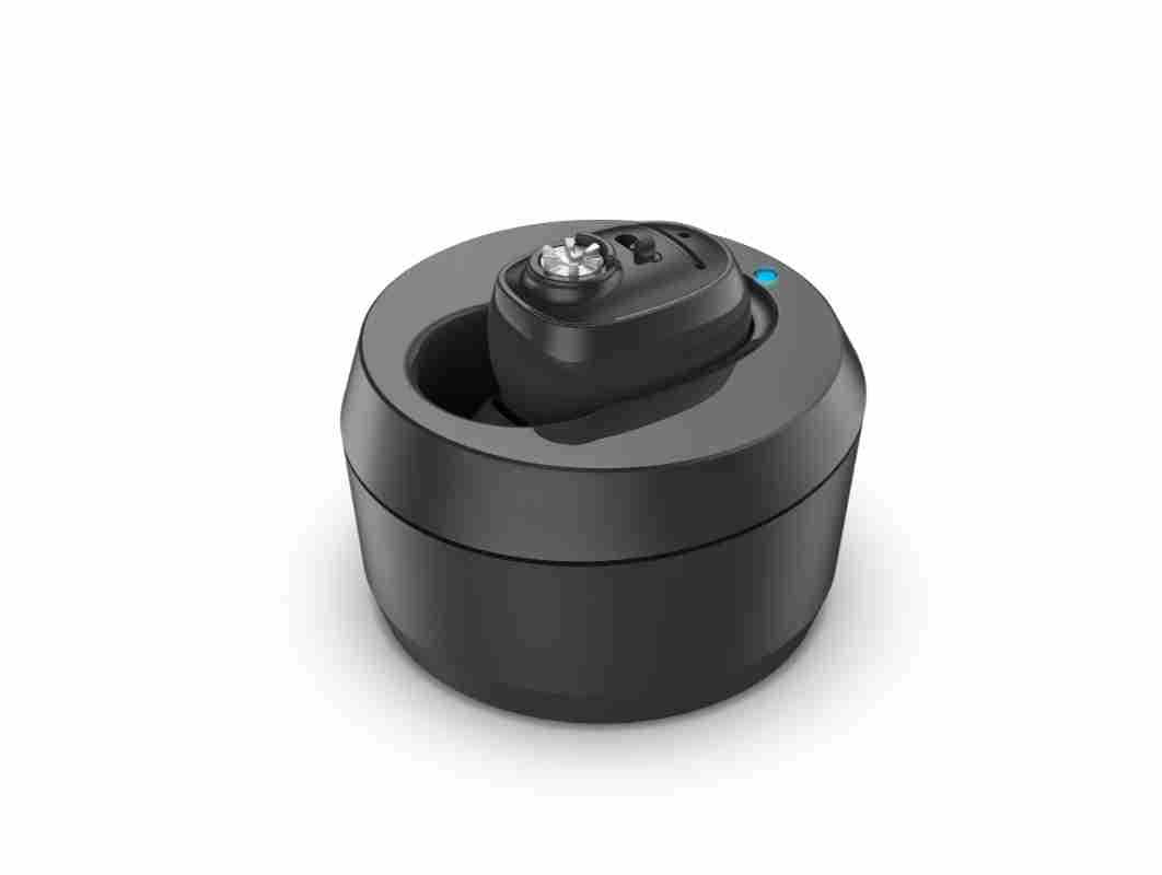 Hearing aids for elderly people with severe hearing loss, ear back charging, ear canal
