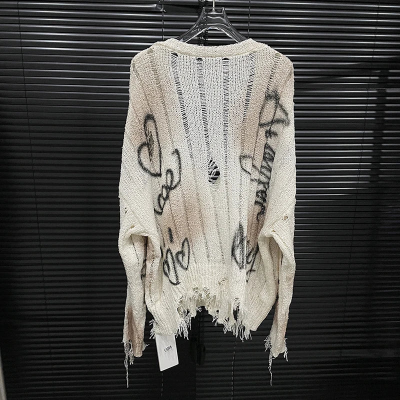 Autumn New Collection Women Knitted Cardigan Letter