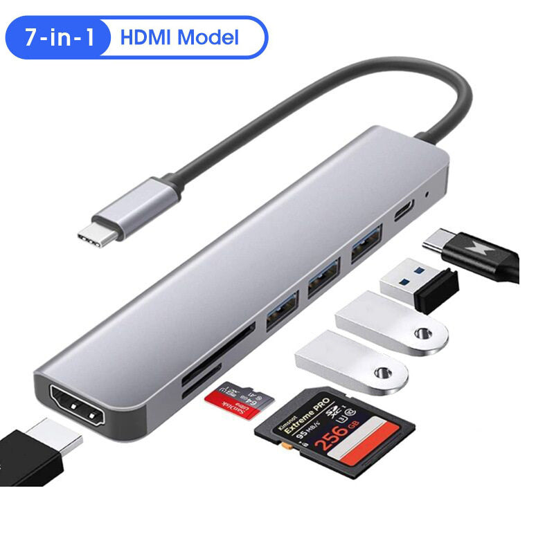 7-in-1 docking station type-c converter