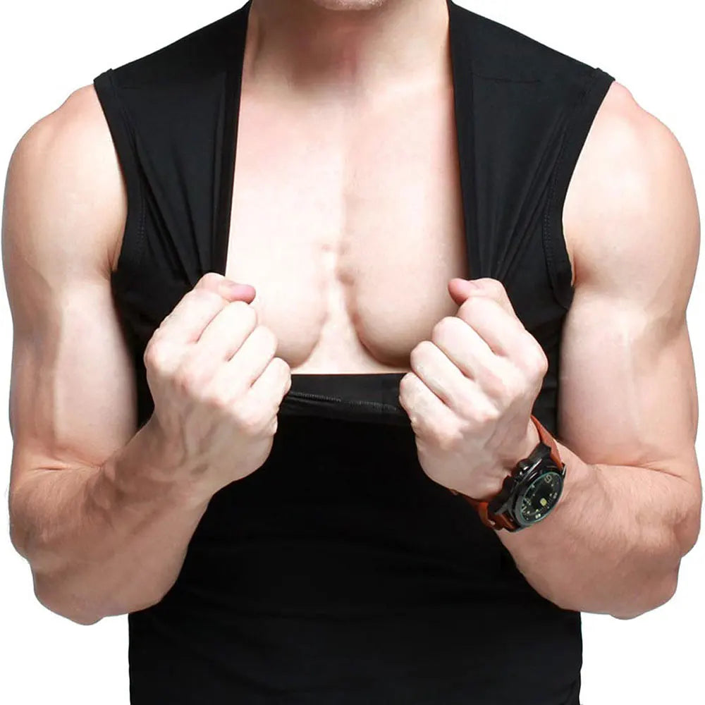 Mens Cotton T-Shirts V-Neck Sleeveless Summer Fashion Male Muscle Tank Shirts Gym Top Tees European Style Slim Fit Man Clothes