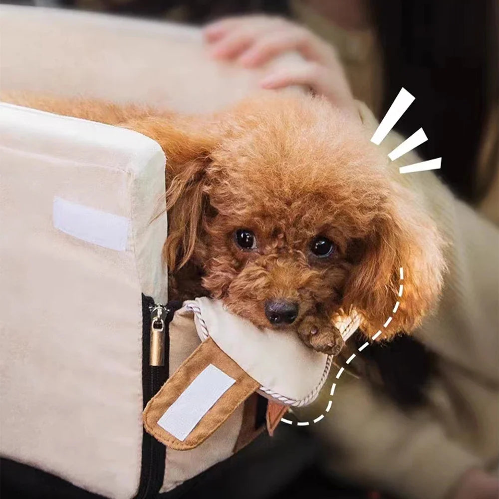Portable Dog Beds Car Seats Basket Mat Warm Accessories Dogs Washable Travel Sofa Small Puppy For Pets Kennel Medium Pet Bed
