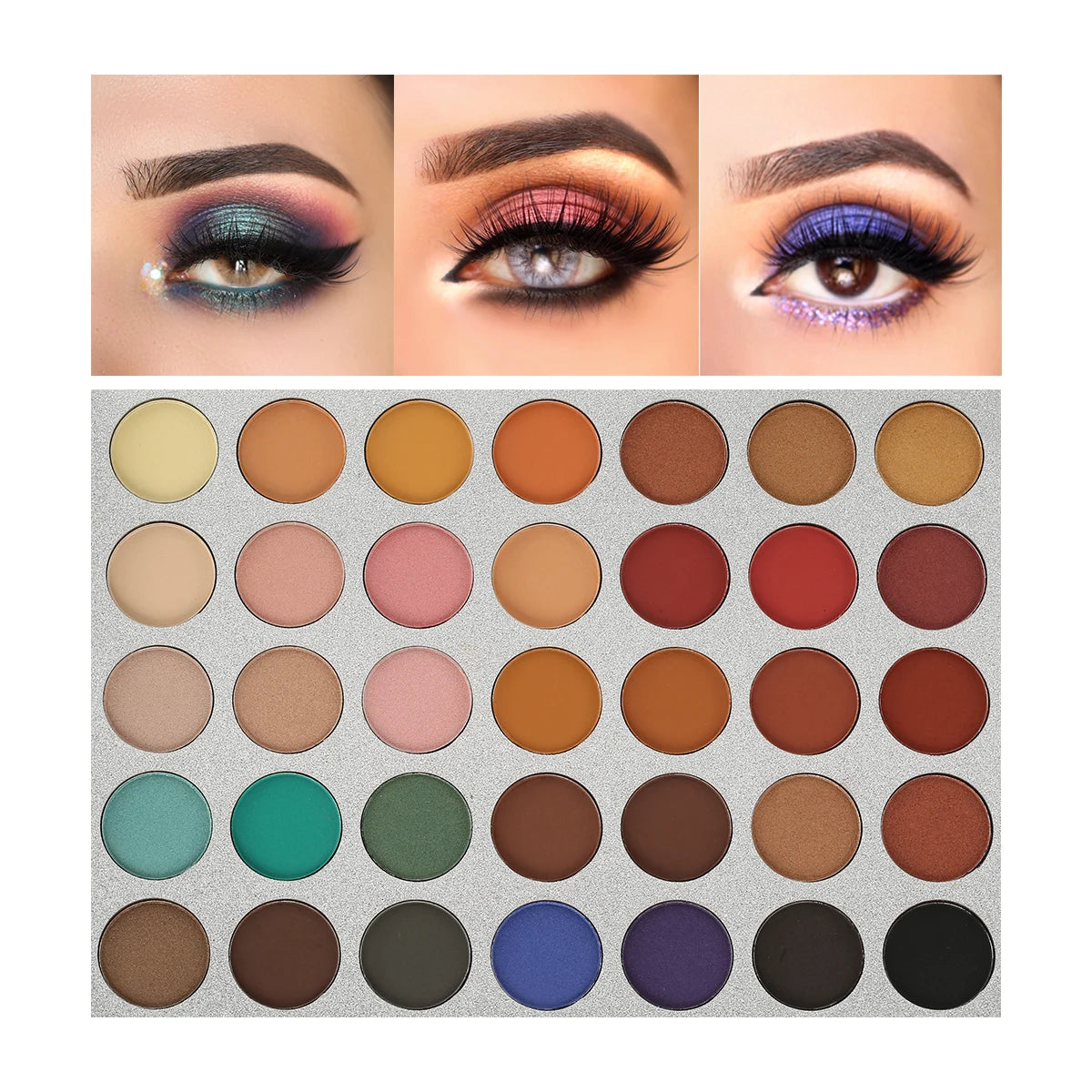 BEAUTY GLAZED Impressed Me Perfect 35 Colors Matte Shimmer Waterproof Longlasting Makeup Palette