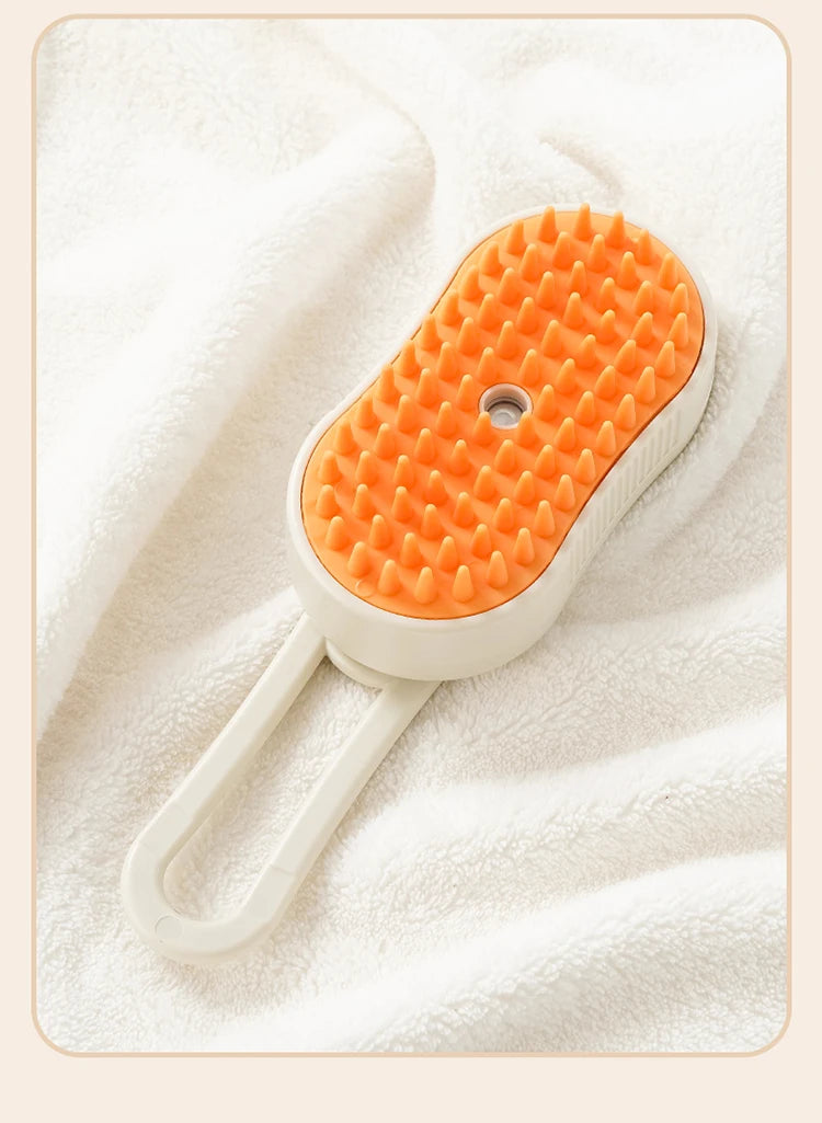 OUWO Pet Cat Dog Massage Cleaning Tools Shower With Spray Brush Pet Grooming Pet Hair Cleaning Brush