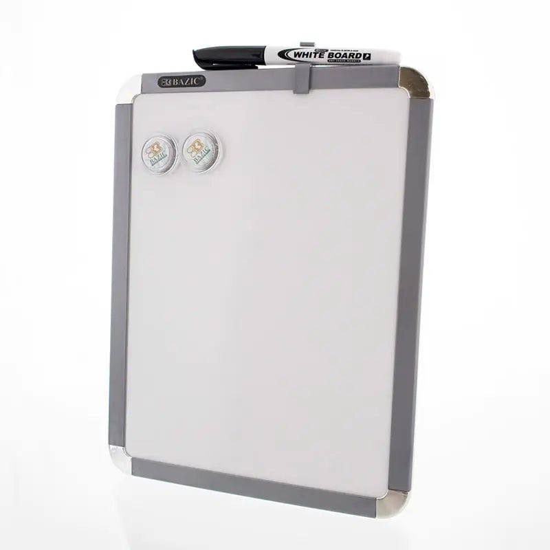 8.5" X 11" Magnetic Dry Erase Board w/ Marker & 2 Magnets