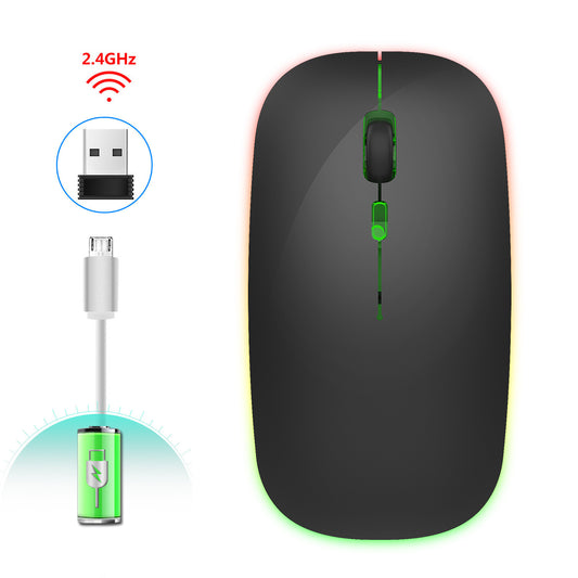 2.4G Colorful Luminous Wireless Mouse Silent