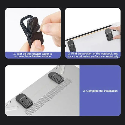 Adjustable Folding Laptop Stand Mini Legs Ultra-thin Portable