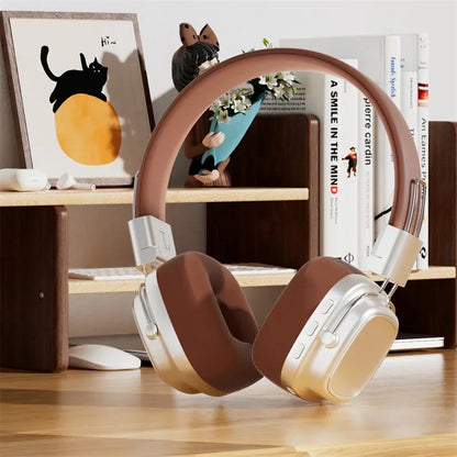 Retro On-Ear Wireless Headset Bluetooth Talking