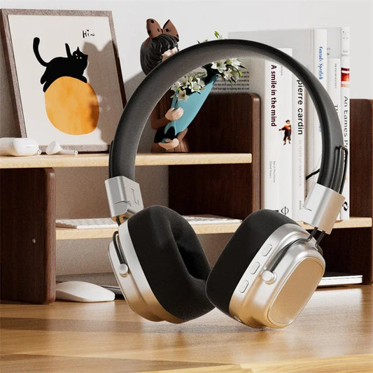 Retro On-Ear Wireless Headset Bluetooth Talking