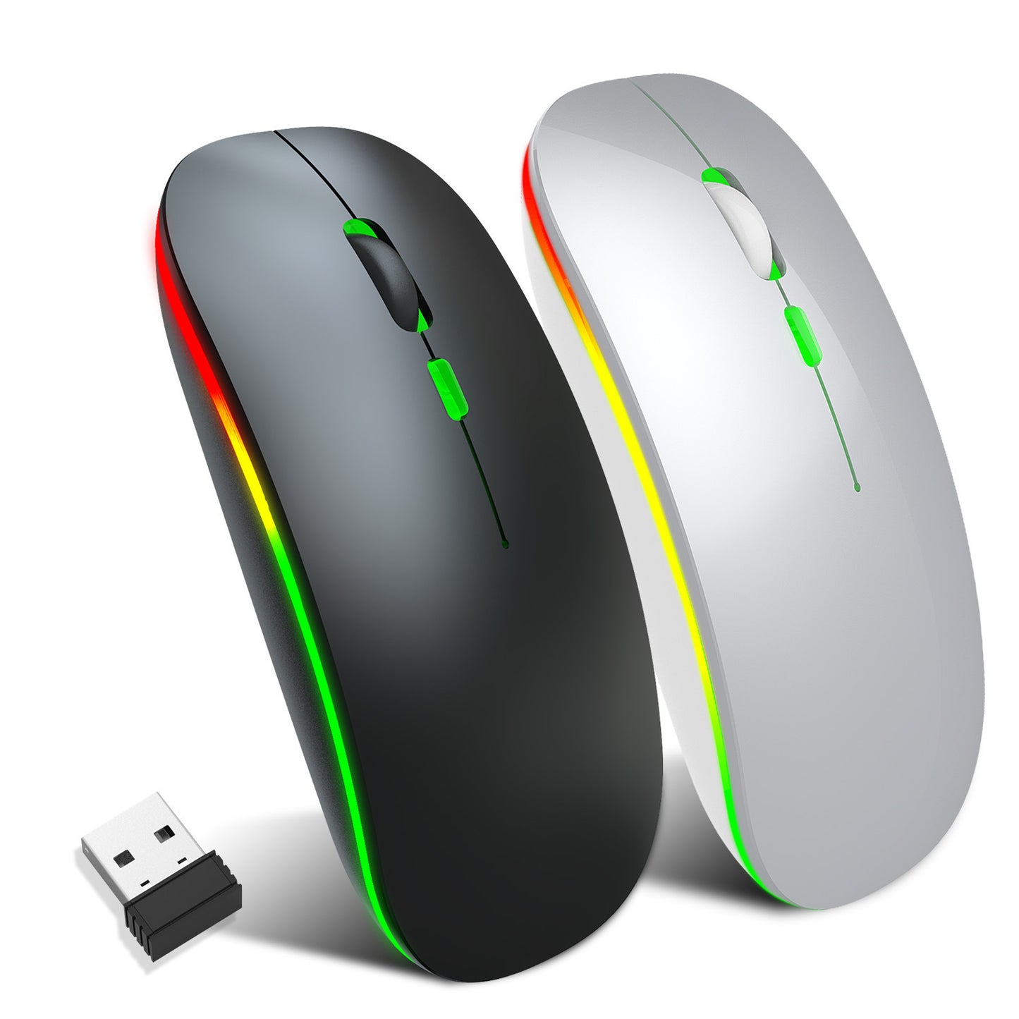 2.4G Colorful Luminous Wireless Mouse Silent