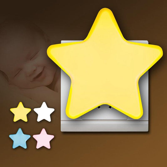 DX Sensor Control Night Light EU US Plug Novelty Star Bedroom Night Light For Baby Gift Contact us get