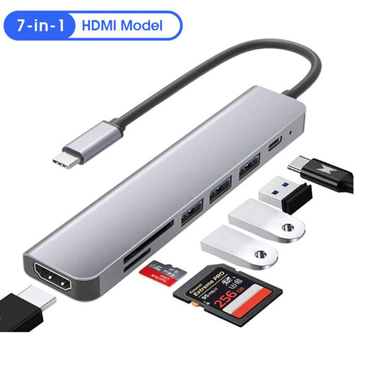 7-in-1 docking station type-c converter