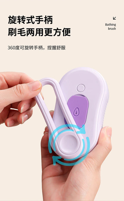 OUWO Pet Cat Dog Massage Cleaning Tools Shower With Spray Brush Pet Grooming Pet Hair Cleaning Brush