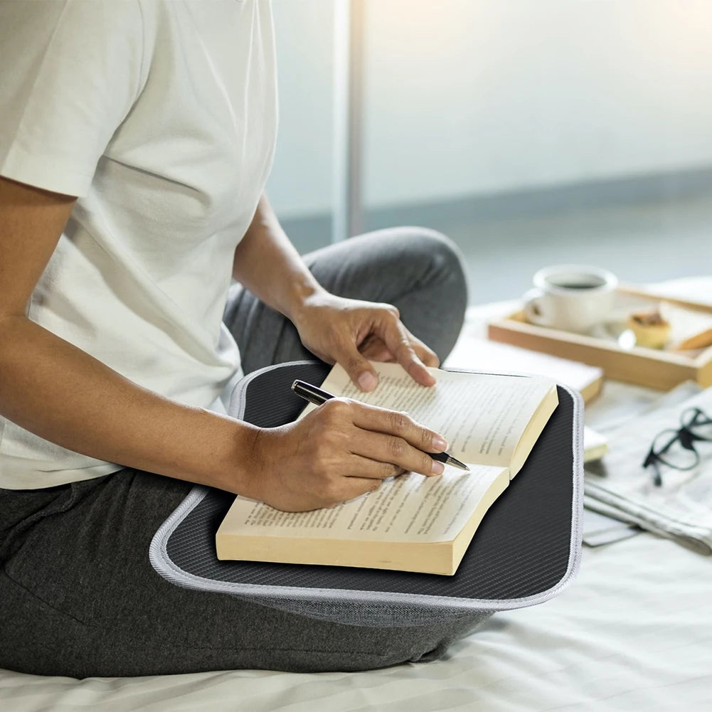 Laptop Lap Desk with Soft Pillow Cushion Portable Small Notebook Table Multifunctional Laptop Desk for 10-15" Laptops Work Game
