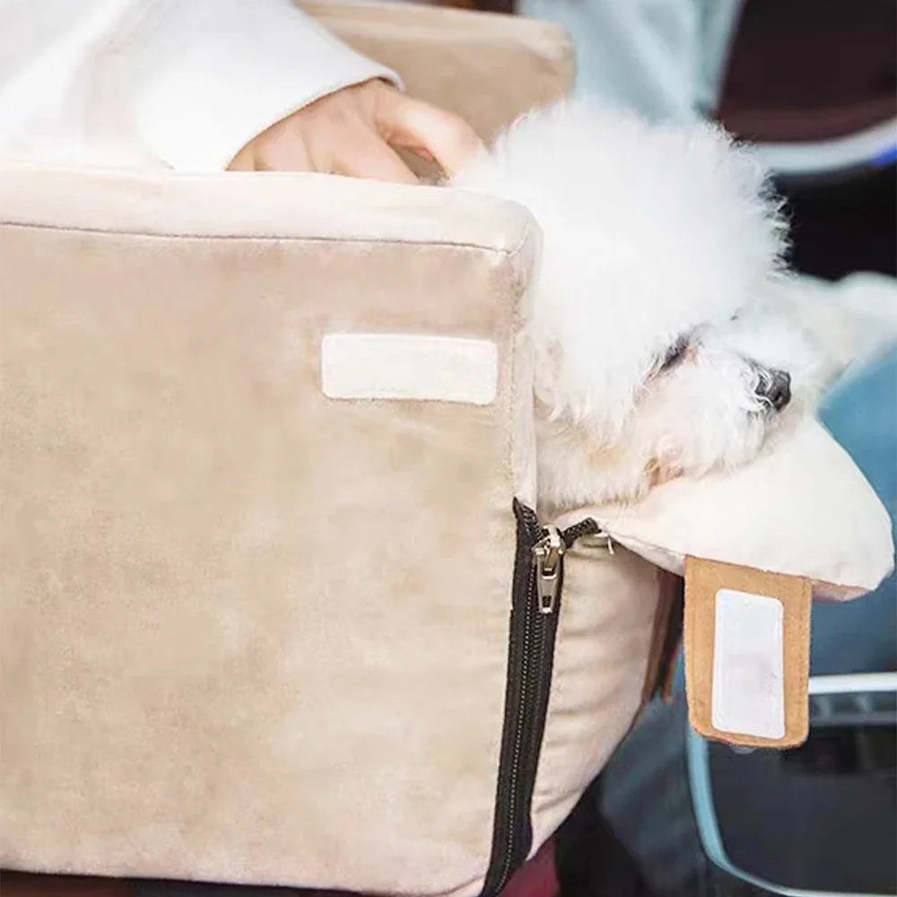 Portable Dog Beds Car Seats Basket Mat Warm Accessories Dogs Washable Travel Sofa Small Puppy For Pets Kennel Medium Pet Bed