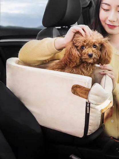 Portable Dog Beds Car Seats Basket Mat Warm Accessories Dogs Washable Travel Sofa Small Puppy For Pets Kennel Medium Pet Bed