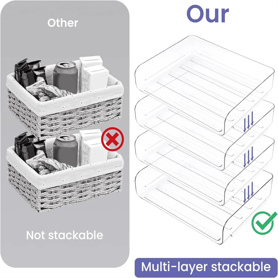 2 pcs Office Desktop Organisers And Lockers, Stackable Files, Desktop File Holders, Neat File Folders, Book And Paper