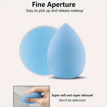 8 Pcs Beauty Egg Makeup Sponge Blenders Beauty Sponges Foundation Applicator
