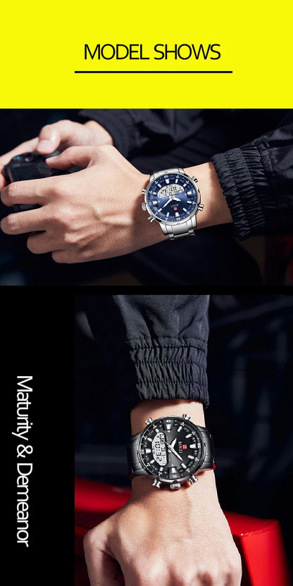 Relogio Masculino Wrist Watches For Men Top Brand Luxury Golden Men Watches Gold Big Male Wristwatch Man Golden Big Dial