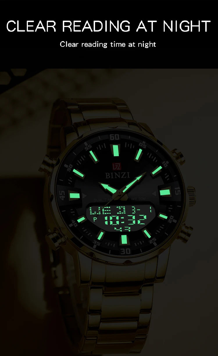 Relogio Masculino Wrist Watches For Men Top Brand Luxury Golden Men Watches Gold Big Male Wristwatch Man Golden Big Dial