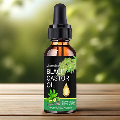 Black Castor Oil Healthy Organic Castor Oil Improves Hair Line Toughness Nourishes The Body Skin Hair Massage Moisturizing 60ml