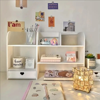 Double-Layer Stationery Organizer Office Desk Accessories Organizers Storage Desktop School Supplies
