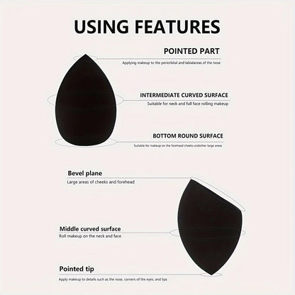 8 Pcs Beauty Egg Makeup Sponge Blenders Beauty Sponges Foundation Applicator