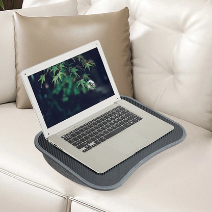 Laptop Lap Desk with Soft Pillow Cushion Portable Small Notebook Table Multifunctional Laptop Desk for 10-15" Laptops Work Game