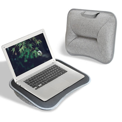 Laptop Lap Desk with Soft Pillow Cushion Portable Small Notebook Table Multifunctional Laptop Desk for 10-15" Laptops Work Game