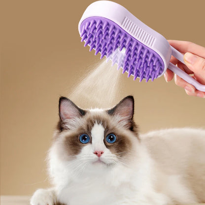 OUWO Pet Cat Dog Massage Cleaning Tools Shower With Spray Brush Pet Grooming Pet Hair Cleaning Brush