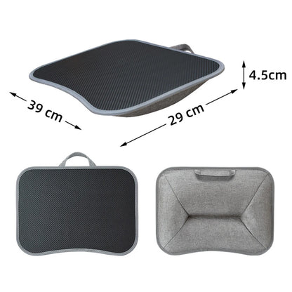 Laptop Lap Desk with Soft Pillow Cushion Portable Small Notebook Table Multifunctional Laptop Desk for 10-15" Laptops Work Game