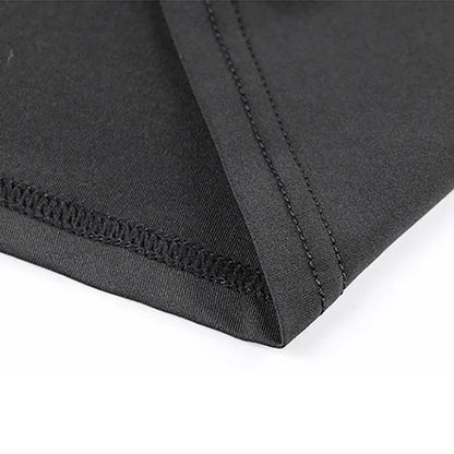 Mens Running T-shirts Compression High-Neck Long Sleeve Athletic Shirt Fitness Training Jogging Gym Sportswear Quick Dry Clothes