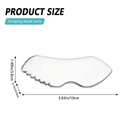 Stainless Steel Guasha Beauty Tool Practical Face Body Beauty Relaxing Scraping Board for Women Stress Relief Beauty Tools