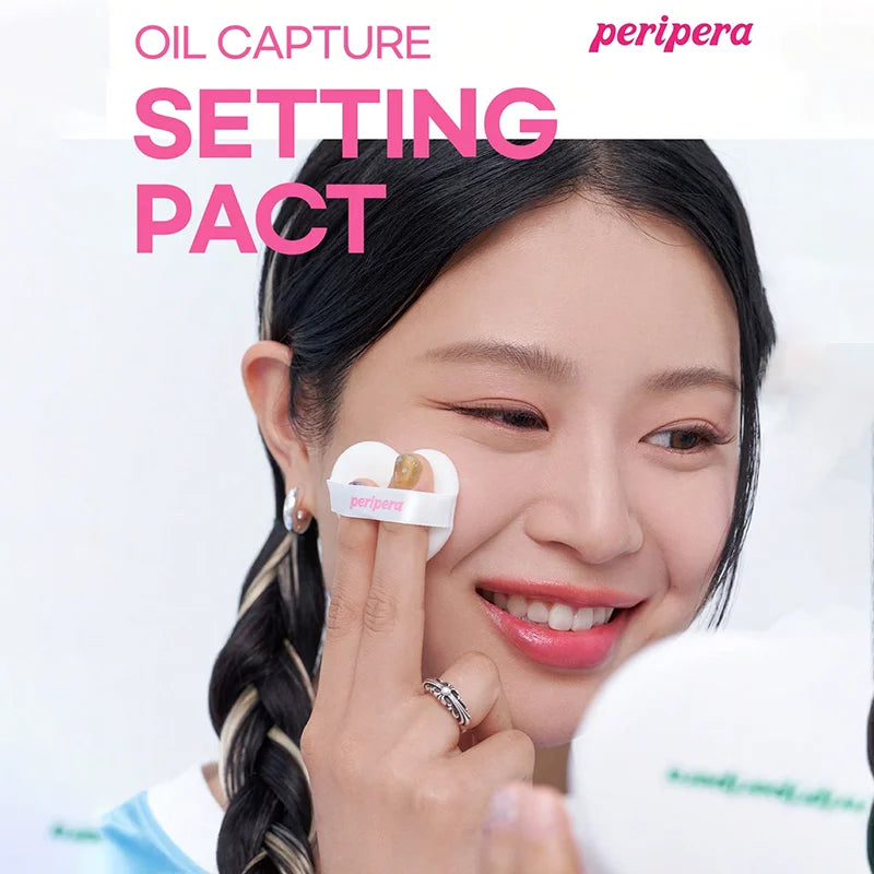 K-Beauty Love Oil Capture Setting Powder, Brightening, Vegan Formula, 0 Mineral Oil, 0 Talc, Long Lasting, For All Skin Types