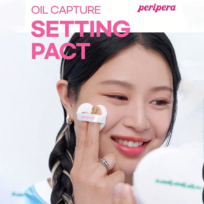 K-Beauty Love Oil Capture Setting Powder, Brightening, Vegan Formula, 0 Mineral Oil, 0 Talc, Long Lasting, For All Skin Types