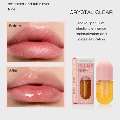 Lip Plumper Oil Instantly Plumps Lips Increasing Lip Elasticity Long-lasting Moisturize Gloss Saturation Beauty Makeup Lip Care