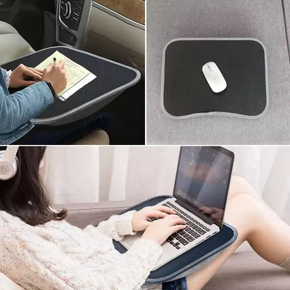 Laptop Lap Desk with Soft Pillow Cushion Portable Small Notebook Table Multifunctional Laptop Desk for 10-15" Laptops Work Game
