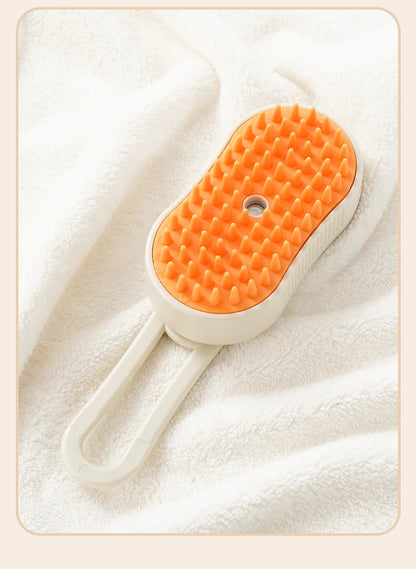 OUWO Pet Cat Dog Massage Cleaning Tools Shower With Spray Brush Pet Grooming Pet Hair Cleaning Brush