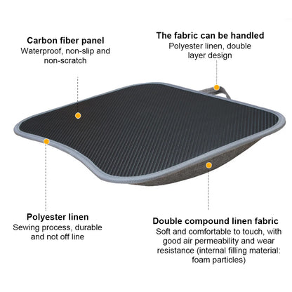 Laptop Lap Desk with Soft Pillow Cushion Portable Small Notebook Table Multifunctional Laptop Desk for 10-15" Laptops Work Game
